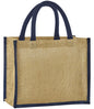 Natural Starched Jute Midi Tote Bag - W473 Westford Mill